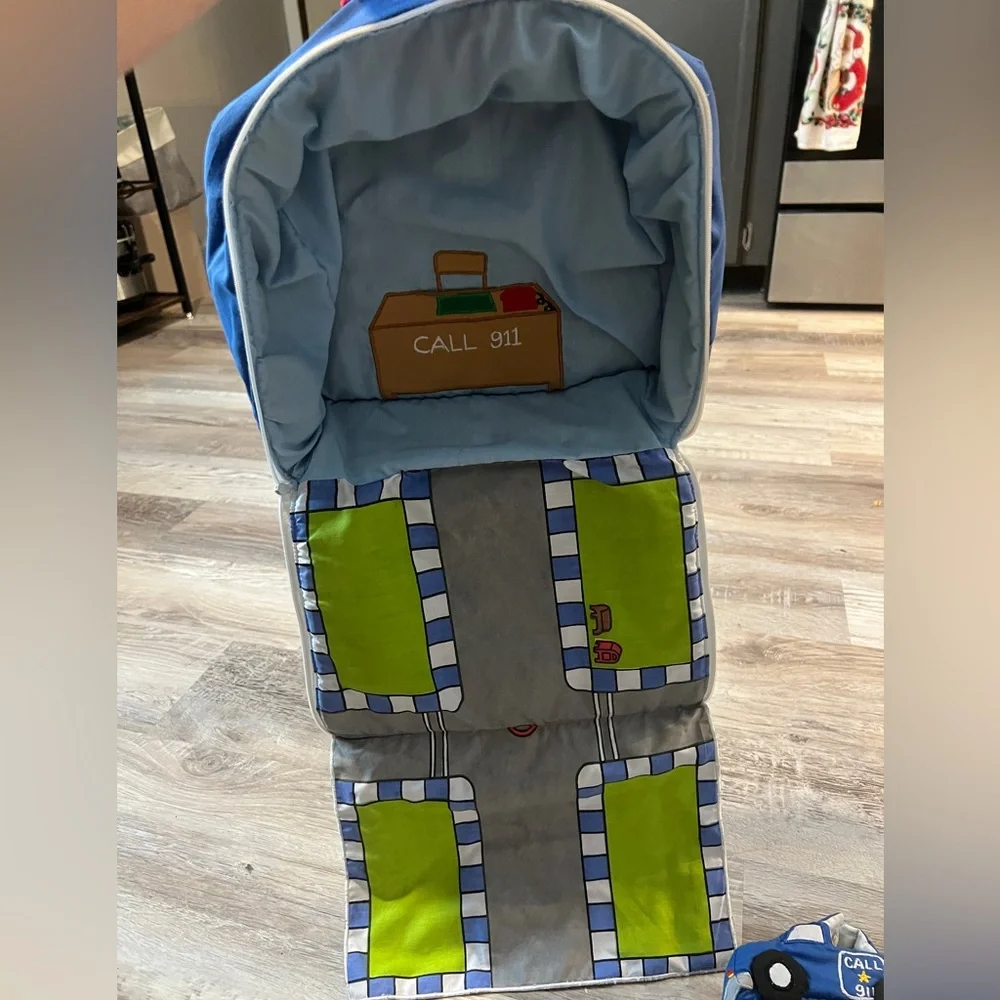 Police play bag with 4 pieces